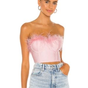 Superdown - Ramona bustier top - blush